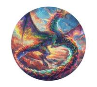 Dragón Divino 120 Piezas Rompecabezas Decorativo Piezas Animalizadas Magical Animals Puzzle Niños Educativos Juegos Familiar Antiestrés Regalo Original Interacción 120 PCS