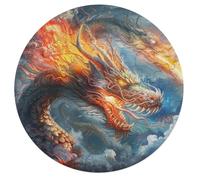 Dragón Divino 68 Piezas Rompecabezas Decorativo Piezas Animalizadas Magical Animals Puzzle Niños Educativos Juegos Familiar Antiestrés Regalo Original Interacción 68 PCS