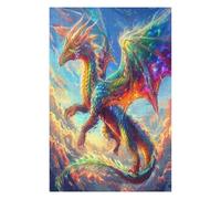 Dragón Divino Puzzle 1000 Piezas Regalo Ideal Original Magical animalesess Rompecabezas 3D Obra De Arte para Hombres Y Mujeres DIY Creativo Aliviar Estrés 1000 PCS