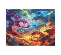 Dragón Divino Puzzle 500 Piezas Familiar Creativo Magical animaless Rompecabezas 3D para Familia Juguete Educativo Construir Maquetas Aliviar Estrés 500 PCS