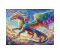 Dragón Divino Puzzle 500 Piezas Familiar Pasatiempo Magical animaless Rompecabezas 3D para Familia Juguete Educativo Construir Maquetas Aliviar Estrés 500 PCS