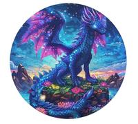 Dragón Divino Puzzle Animal 68 Piezas Adultos Y Niños Magical Animals Puzzle Niños Juguete Educativo Desafío Intelectual Antiestrés Interacción Familiar Interacción 68 PCS