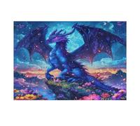 Dragón Divino Puzzles 300 Piezas Actividad Familiar Magical animaless Rompecabezas 3D para Familia Juguete Educativo Aliviar Estrés Decoración Hogar 300 PCS