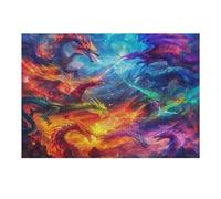 Dragón Divino Puzzles 300 Piezas Construir Maquetas Detalladas Magical animaless Rompecabezas para Adultos Desafío Intelectual Juguete Educativo 3D Moderno 300 PCS