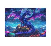 Dragón Divino Puzzles 300 Piezas Impossible 3D Magical animaless Rompecabezas para Adultos Desafío Intelectual Estera Portátil DIY Moderno Creativo 300 PCS