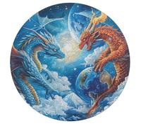 Dragón Divino Rompecabezas Infantil 195 Piezas Animales Formas Animalizadas Magical Animals Puzzle Niños Hogar Decoración Educativos Juegos Educativo Decoración 195 PCS