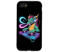 Dragón Dj Con Auriculares Inspirador Carcasa para iPhone SE (2020) / 7 / 8