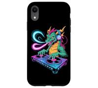 Dragón Dj Con Auriculares Inspirador Carcasa para iPhone XR