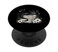 Dragón Dormido en Libro Lector de fantasía Literatura Ratón de Biblioteca PopSockets PopGrip Adhesivo