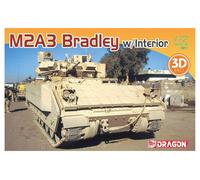 Dragon DR7610 1/72 US Army Infantry Fighter Car M2A3 Bradley with Interior Parts