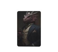 Dragon Dressed In A Victorian Suit - Ambientadores para coche, 4 unidades, tarjetas perfumadas colgantes, tarjetas perfumadas para coche, tabletas de aromaterapia