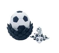 Dragon Egg Fidget Toy - 3D Printed Articulated Winged Dragon | Realistic Crystal Dragons Egg Surprise for Kids & Adults, Sensory Stress Relief Toy for Home, Office, Desk Decor