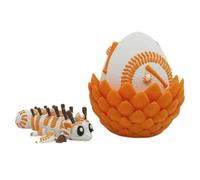 Dragon Egg Fidget Toy - 3D Printed Articulated Winged Dragon | Realistic Crystal Dragons Egg Surprise for Kids & Adults, Sensory Stress Relief Toy for Home, Office, Desk Decor