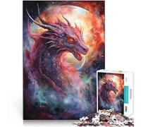 Dragón en el Universo Rompecabezas para Adolescentes de 1000 Piezas para el Juguete de desafío de Juego Educativo Gran Regalo para Juegos 38x26cm