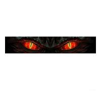 Dragon Eye Graphics - Adhesivo de vinilo para parabrisas trasero y vidrio delantero, protege del sol y añade estilo al vehículo