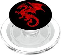 Dragón Fantasía Rojo PopSockets PopGrip para MagSafe
