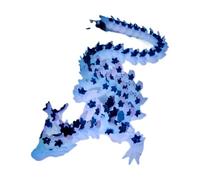 Dragon Fidget Toy, Glowing in The Dark Dragon Figurine, Three-Dimensional Printed Dragon Toy, Realistic Dragon Collectible Toy, Flexible Dragon Collectible Toy for Kids