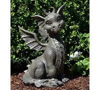 Dragón! Figura! Figura jardín! Niño del dragón! Sentado! Genial!