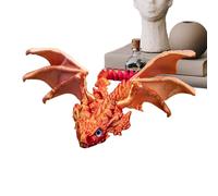 Dragon Figures for Kids, Dragon Figurine - Adornos de dragones voladores de simulación impresos en 3D | Creativos Creative, Movable Joints Executive Desk Fidget Toys para Home Office