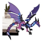 Dragon Figurine, Tabletop Ornaments Toy Sculpture, 3D Printing Dragon Statue for Desk, Decorative Collectible for Indoor Outdoor, Car Interior with Detailed Design, Garden Desktop for Display