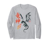 Dragón Fuego Japón Personajes Kanji Fantasía Manga Larga