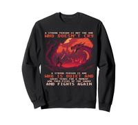 Dragón Fuerza Fantasía Guerrero Resiliencia Criatura Arte Sudadera