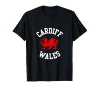 Dragón galés de Cardiff Gales, Adecuado para niños, Hombres y Mujeres Camiseta