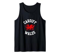 Dragón galés de Cardiff Gales, Adecuado para niños, Hombres y Mujeres Camiseta sin Mangas