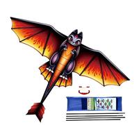 Dragón gigante - Cometa portátil de animales grandes | Con asa y cuerda de 328 pies de largo, juguete para exteriores para niños, adultos, familia, amigos, adolescentes, adolescentes, viajes de relax