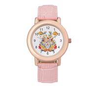 Dragon Golden - Reloj de pulsera para mujer, correa suave, regalo para cumpleaños, día de San Valentín, Estilo:, regular, MHXYZHW
