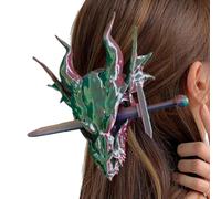 Dragon Hair Clip, Dragon-Shaped Claw Set, 7,87 x 5,91 en 3D Printed Barrettes, Cool Styling Accessory, Lightweight Cosplay Design for Daily Use, Travel, Festival, Wedding Work