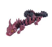 Dragon - Home Desk Articulated Dragon Decor, Printed Dragon | Home Desktop Decor Articulated Simulation Dragon Flexible Joints for Tabletop Car