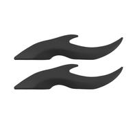Dragon Horns - 2 Piece 3D Exterior Decoration Attachment for Vehicle Styling, No Drill Modification with Easy Mounting, Car Accessories for Motorcycle Truck ATV Bike Golf Cart, Black Resin