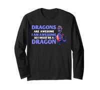 Dragón Humor Los Dragones Son Increíbles Lindo Fantasía Criatura Manga Larga