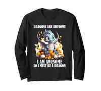 Dragón Humor Los Dragones Son Increíbles Lindo Fantasía Criatura Manga Larga