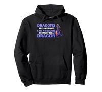 Dragón Humor Los Dragones Son Increíbles Lindo Fantasía Criatura Sudadera con Capucha