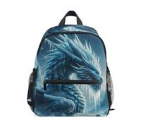 Dragon Ice - Mochila escolar para niños y niñas, mochila preescolar para niñas, Dragon Ice, 6-8 Years, Lindas mochilas