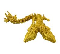 Dragón impreso en 3D, doble cabeza Crystal Dragon 3D Printed Fidget Toys