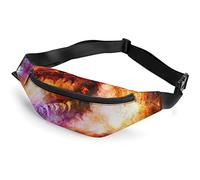 Dragon In Space Merry Christmas and Happy New Year Fanny Pack, riñonera Deportiva para niños Adultos para Hombres y Mujeres