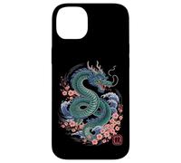 Dragón Japonés Japón Kanji Cerezo Flores Ondas Dragón Carcasa para iPhone 14 Plus