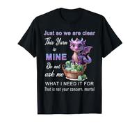 Dragon Just So We Are Clear, Este Hilo es mío, Divertido Tejido Camiseta