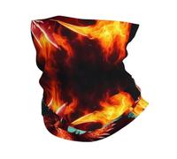 Dragon King in Fire - Diadema deportiva multifuncional sin costuras