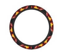 Dragon King in Fire - Funda elástica para volante, apta para coches, SUV y camiones de 15 pulgadas