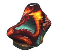 Dragon King in Fire - Funda versátil para silla de paseo con impresión completa, especialmente diseñada para tu bebé