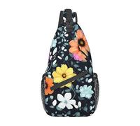 Dragon King in Firepattern - Bolsa de lona unisex para viajes, senderismo, escalada, correr, ciclismo., Hermosas flores coloridas, Talla única