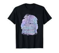 Dragón Lector Estética Dark Academia Romantasy Camiseta
