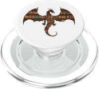 Dragon Librarian, Lector de Libros, Bookworm PopSockets PopGrip para MagSafe