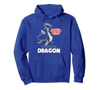 Dragon Mania Legends Nombre de código Dragón Sudadera con Capucha, Unisex para Adultos, Azul Real, XXL