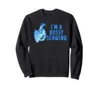 Dragón Mar Azul Bossy Fantasía Criatura Humor Sudadera