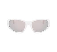 Dragon Men's Sunglasses THE BOX 2 - White/Silver Ion Polar with Lumalens Silver Ion Lens